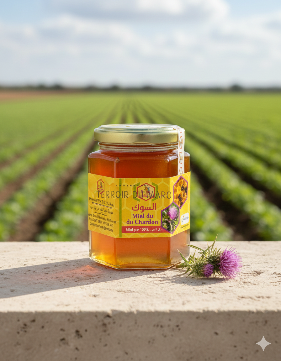 Découvrez le miel de chardon 250 g, un trésor naturel aux multiples bienfaits